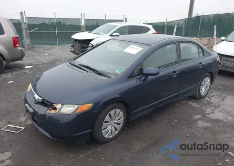 2008 Honda Civic Lx from USA, damaged, VIN 1HGFA16588L059955